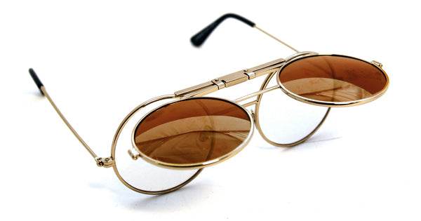 Lennon Flip Up Gold Bright Brown – Spitfire UK - Main Image