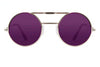 Lennon Flip Up Silver / Bright Purple